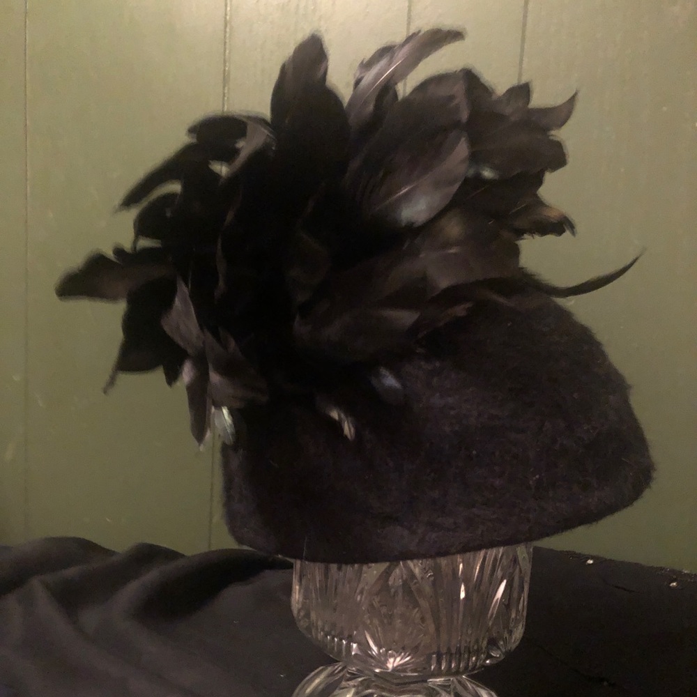 Vintage original Henry Margu Creation Feather Hat